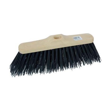 SCOPA INDUSTRIALE FORTE - DORSO PLT SETOLA MORBIDA CM 33 FILETTO ITALIA- 12 pezzi