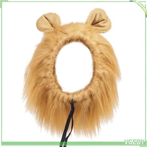 Perruque pour animaux de compagnie Lion Mane pour chiens, perruque pour animaux de compagnie pour cosplay, fête ou voyage (1/4)