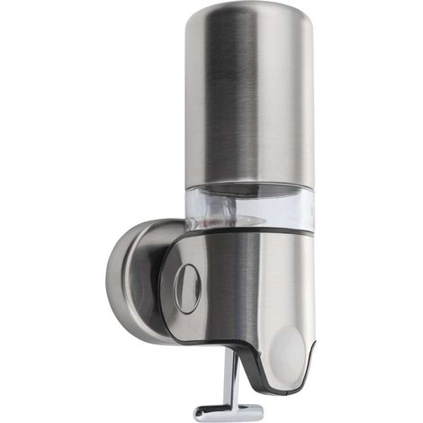 Sapho Settore alberghiero - Dispenser di sapone liquido con supporto, acciaio inox XP101