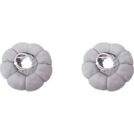 Paquete de 2 collares para gatos,Protección antilamido,Collares ajustables para gatos,Collares de protección,1818 cm,Gris (1/5)
