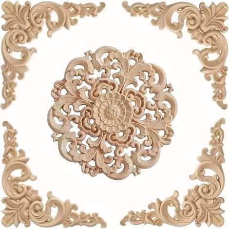 Wooden Furniture Decals 15cm DIY 5 Decals for (1/5)