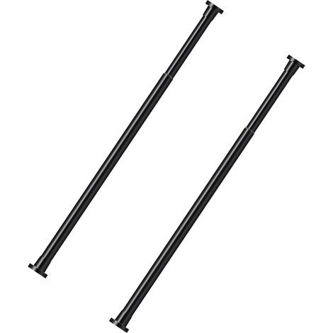 Duschstange – Edelstahl – Verstellbar ohne Bohren – Für Bad, Küche, Kleiderschrank – 2er-Set (1/5)