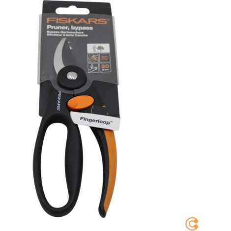 [NEUWERTIG] B-Ware Fiskars Bypass Gartenschere Schere Gartenwerkzeug Elegance P44 Schwarz