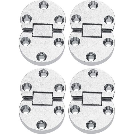 4 cerniere pieghevoli in lega di zinco per tavoli pieghevoli, accessori per mobili con piano ribaltabile, elevata capacità di carico. (1/5)