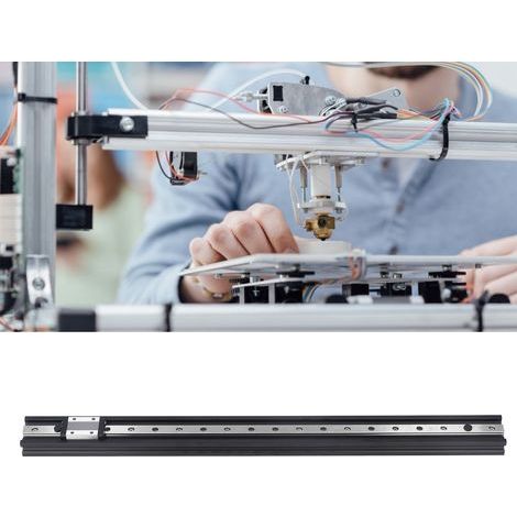 Profilé en Aluminium Noir 2040 Type V pour Imprimante 3D CNC - Rail Linéaire Extrusion 500mm (1/5)