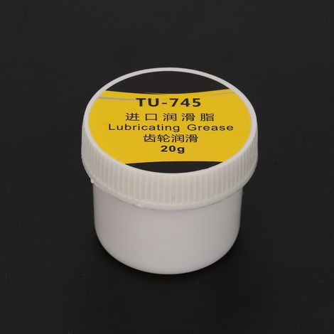 Graisse lubrifiante blanche 20 g pour rectifieuses, crème de lubrification pour engrenages TU-745 (1/5)