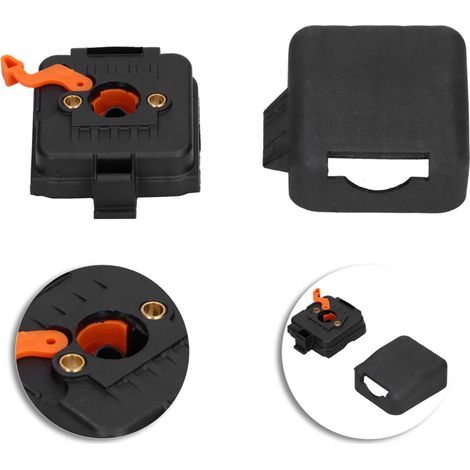 Couvre-Cylindre + Support + Filtre à Air Compatible Stihl HS80 FS80 FS85 - Pièces de Rechange pour Tronçonneuse -KZQ (1/2)