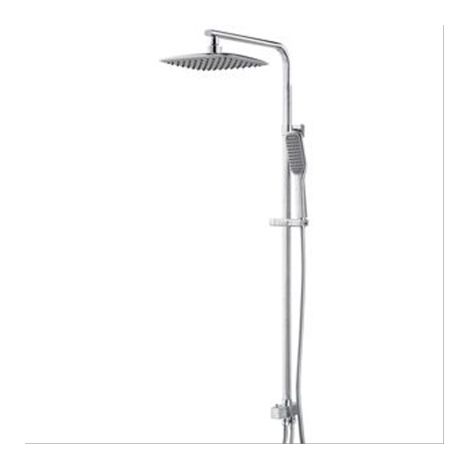 Ensemble douche Quad laiton chromé complet avec tête de douche et douchette