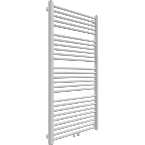 Royal Plaza Sorbus R radiateur à serviettes - 40x120cm - 438watt - raccordement central - blanc brillant (1/5)
