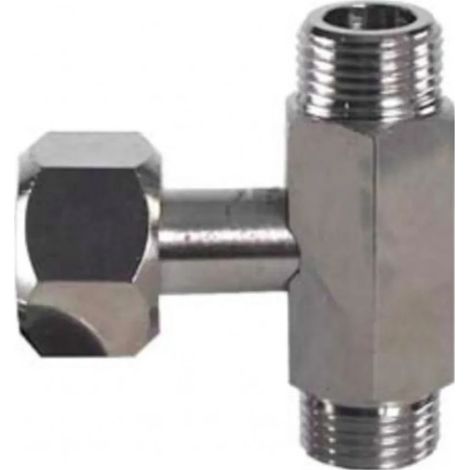 Conector en T para botellas de CO2 (1/2)