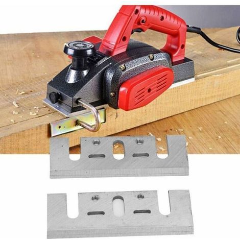 Lames De Rabot Electrique - Acier Rapide HSS - 82x28x3 mm - Pour Rabots Electriques - Paire (1/5)