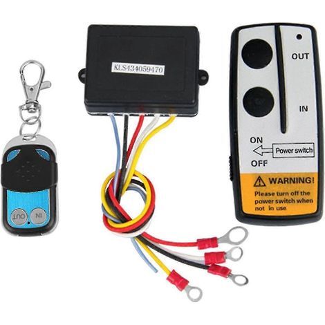 Treuil 12 V, 15 m (50 pi), télécommande sans fil, compatible avec camions, VTT, Warn et Ramsey-C (1/5)