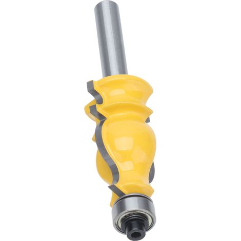 Fraise à queue de 8mm pour moulures de rampe en acier carbone, outil de défonceuse pour menuiserie en queue de poisson