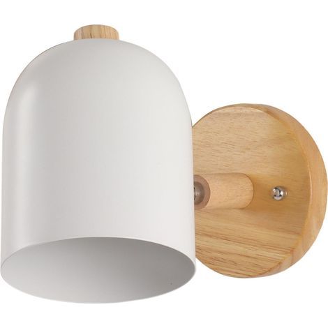 Applique murale nordique, orientable à 180°, protection contre les courts-circuits, compatible avec les ampoules E27 et E26. (1/5)