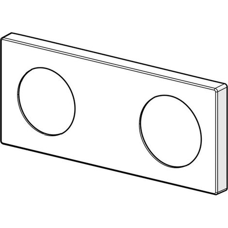 HANSA Placa de cubierta HANSA 175 x 75 Cromado, 59913734