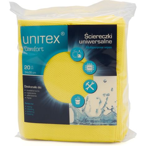 Unitex gelbes Tuch, 20er-Packung
