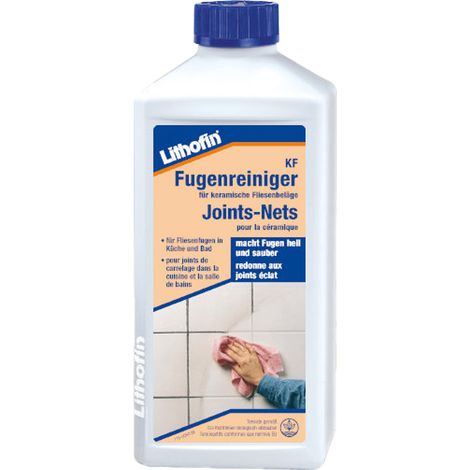 Lithofin – Nettoyant joints encrassés 500 ml – Élimine l'huile et les dépôts de gras – Pour cuisine et salle de bains – Redonne couleur originale