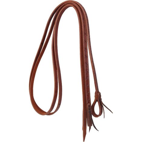 Taglia unica, Braun: Westernzügel aus Leder (1/2)