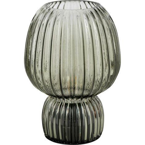 Lampe à Poser Sans Fil en Verre "Aura" 21cm Vert Olive (1/5)
