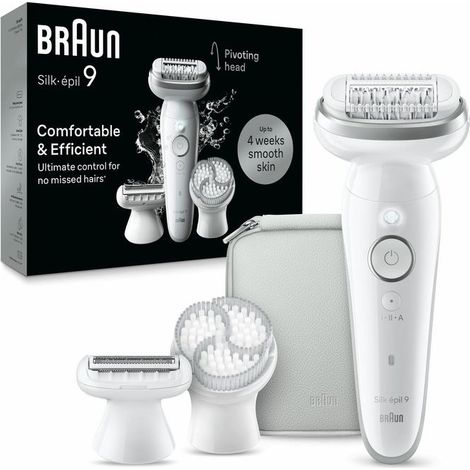 Braun Silk-épil 9 9-061 40 Pinzette Silber, Weiß (1/2)