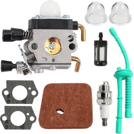 Carburettor Replacement Kit for Stihl FS38 FS45 FS45C FS45L FS46 FS55 FS46C FS55C FS55R FS55RC FS55T FS75 FS80 FS85 FC55 HL45 HL75 HS70 HS74 KM55, Replacement Parts, Hedge Trimmer Toner. Lawn mower (1/5)