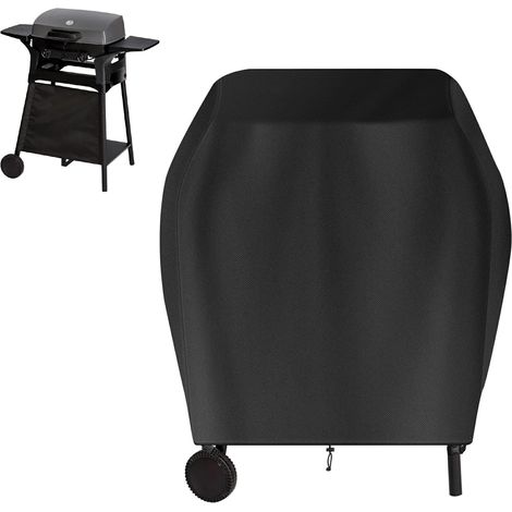 Housse Barbecue Exterieur, 90X54X110cm Bache Plancha Imperméable Universelle pour Barbecue Grilles, Housse Barbecue Campingaz Oxford 500D Robuste, Noir
