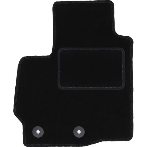 Fahrermatte aus Velours für: Peugeot 4007 Crossover (2007–2012), schwarz