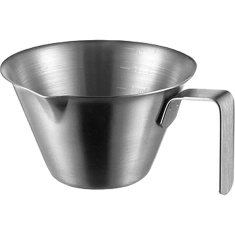 Tasse à mesurer expresso en acier inoxydable 304 avec échelle pour une mesure précise du volume du café avec bec verseur résistant aux déversements et poignée confortable (1/5)