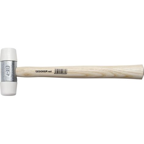 Tête de marteau en nylon rouge Gedore-D.30mm L.280mm Frêne