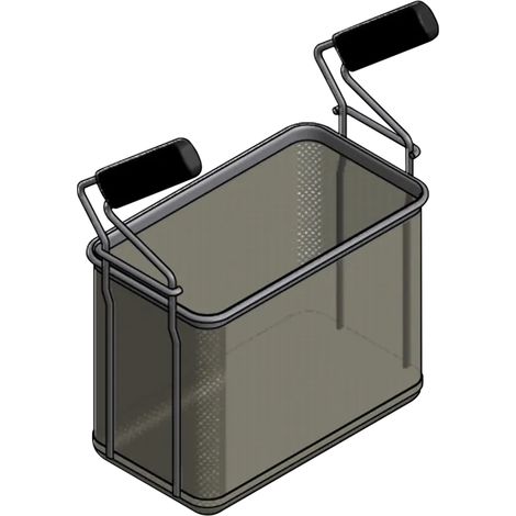 Panier 1/2 pour CPD-64, CP-74, 1/3 pour CP-94/98 RM 29x16x20 RM - K CP K - RM Gastro