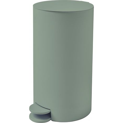 Poubelle à pédale salle de bain 3L sauge