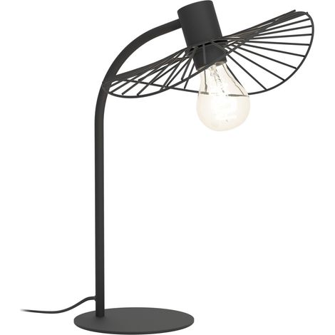 Eglo Tischleuchte Arroturas E27 36,5 x 33,5 x 45 cm schwarz Lampen (1/2)