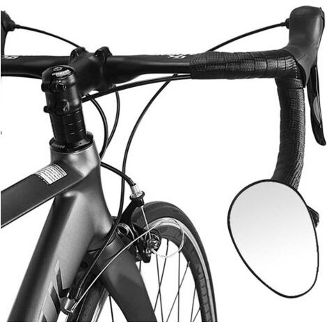 Rétroviseur de vélo pivotant à 360° pour guidon, sécurité garantie (1/5)