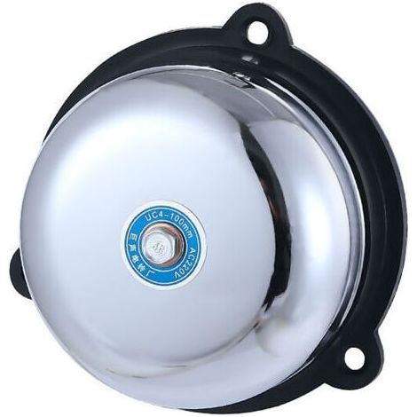 Elektrische Türklingel aus Edelstahl, 220 V, 10 W – Funkenfreier Innenklingelmechanismus – Für große öffentliche Bereiche – Einfache Installation (1/5)