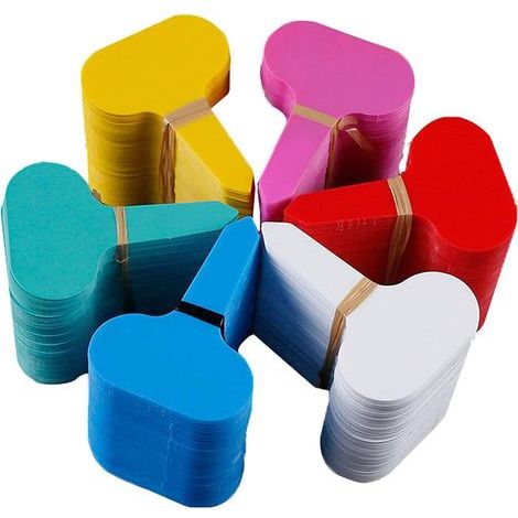 Etiquettes Jardin T-Forme - 300 Pièces - Plastique PVC Imperméable - Pour Marquer Plantes, Semis, Pots et Bac de Culture (1/5)