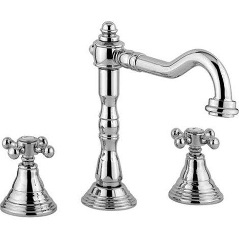 Miscelatore lavabo 3 fori serie Belinda di Paffoni con scarico (1/2)