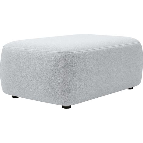 Pouf in Tessuto testurizzato Grigio - DAVISO