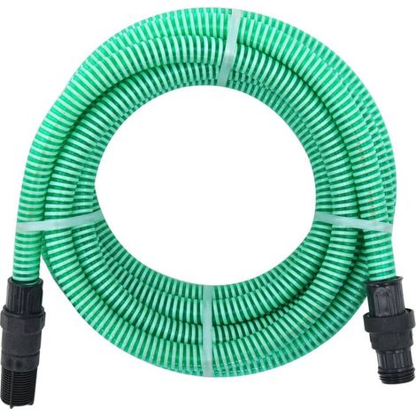 Manguera de aspiración FIMEI con racores de PVC, 10 m, 22 mm, color verde. (1/5)