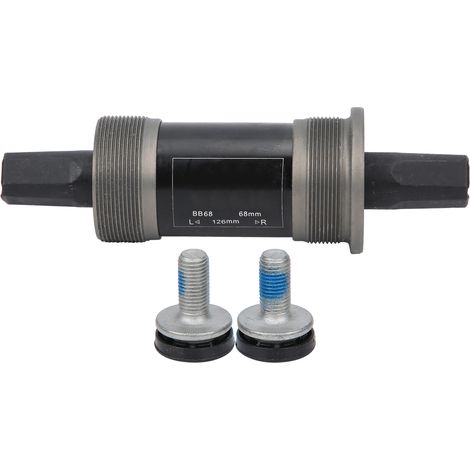 Support de pédalier carré scellé 68mm avec roulements métalliques et vis pour VTT 126mm (1/5)