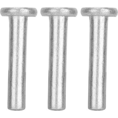 100pcs GB867 M4 Flat Head Aluminum Solid Rivet Fasteners(M425)