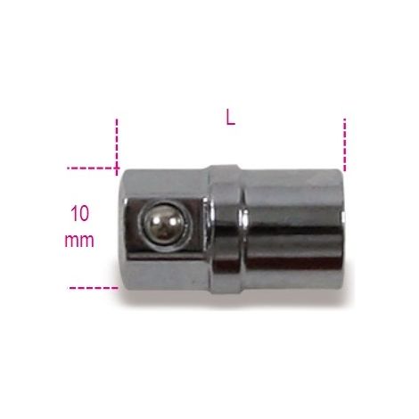 ADATTATORE PORTAINSERTI 1/4 PER CHIAVI A CRICCHETTO 10MM ART. 123E1/4