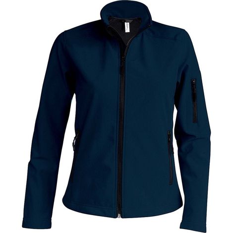 Giacca da lavoro da donna in softshell Kariban Blu navy M