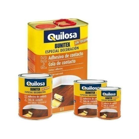 COLA CONTACTO BUNITEX P-55 24l APLICACION EN SUPERFICIES GRANDES. TIEMPO ABIERTO.