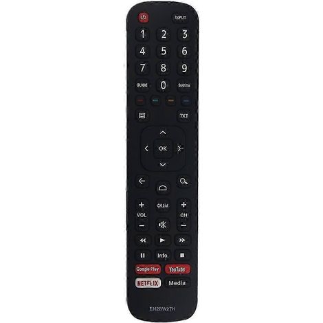 Télécommande de remplacement EN2BW27H pour téléviseur intelligent HD Hisense avec Google Play, YouTube et Netflix (1/5)