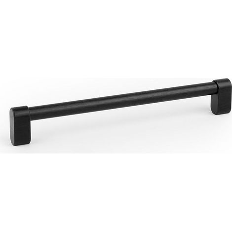 TIRADOR ALUMINIO MODELO LINKK ACABADO NEGRO CEPILLADO, INOX, LATON CEPILLADO, (1/3)