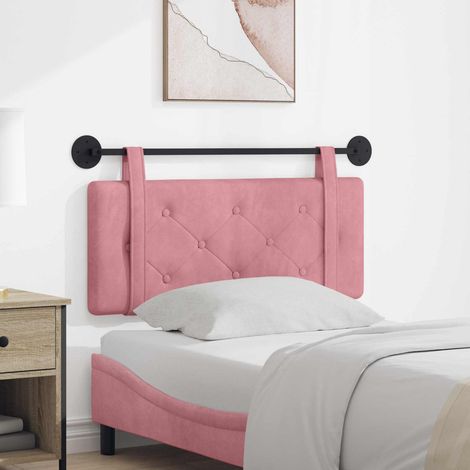 Hängendes Kopfteil Rosa Samt (1/5)