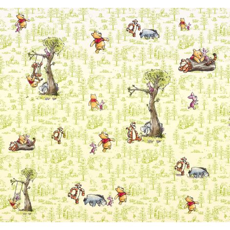 Papier Peint intissé Disney Winnie l'ourson et ses amis 300 cm x 280 cm (1/4)