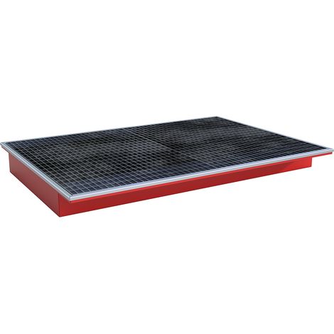 Bauer Südlohn Bac suspendu avec insert PE EHW 1800 PE, peint, rouge feu (1/2)
