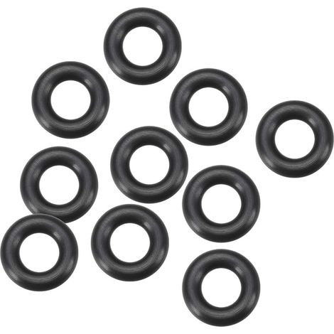 Caoutchouc Joints Fluorine Toriques Joint étanchéité Noir 10Pcs 10mmx17mmx3.5mm (1/5)