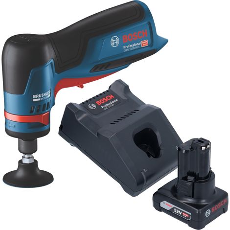 Bosch GWG 12V-50 S Professional Meuleuse droite sans fil 12 V 6 mm Brushless + 1x batterie 6,0 Ah + chargeur